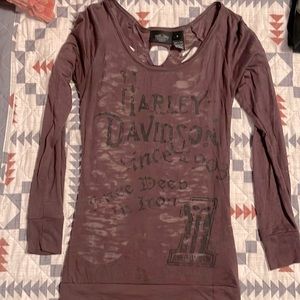 Woman’s vintage Harley Davidson size small long sleeve